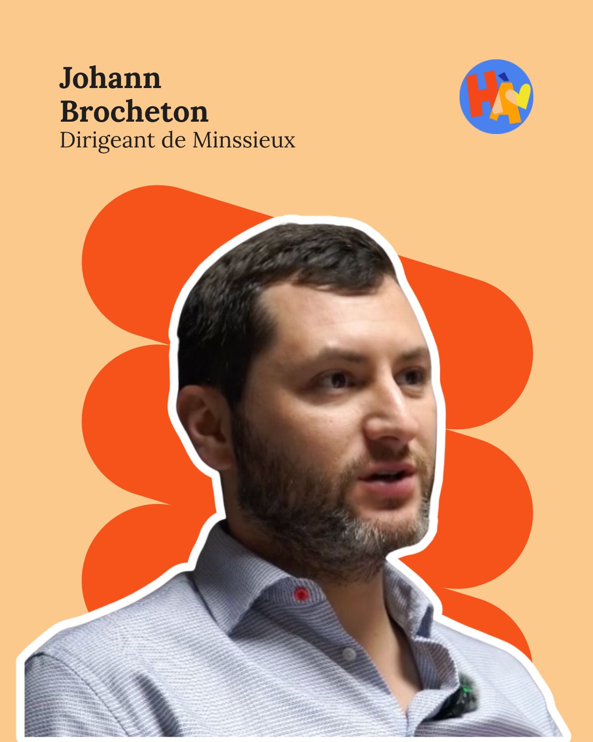 Johann Brocheton, dirigeant de Minssieux